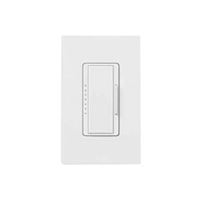Lutron Maestro MACL-153MLRHW-WH C.L Dimmer Kit, 1.25 A, 120 V, 150 W, CFL, Halogen, Incandescent, LED Lamp, 3-Way 