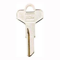 Hy-Ko 11010DE2 Key Blank, Brass, Nickel, For: Dexter Cabinet, House Locks and Padlocks, Pack of 10 