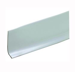 M-D 75671 Wall Base, 4 ft L, 2-1/2 in W, Vinyl, Silver, Pack of 18 