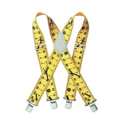 CLC Tool Works Series H110RU Work Suspender, Elastic, Yellow 6 Pack 