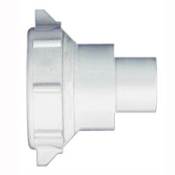 Plumb Pak PP55-8W Reducing Coupling, 1-1/2 x 1-1/4 in, Slip Joint, Polypropylene, White 