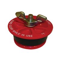 Oatey 33402 Test Plug, 3 in Connection, Plastic, Red 