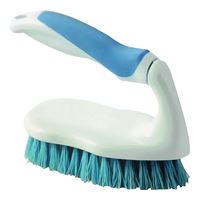 Simple Spaces YB32273L Scrubber Brush, Iron Style, TPE Blue/White Handle