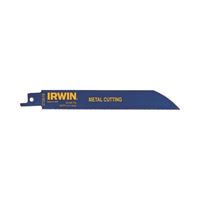 Irwin 372618B Reciprocating Saw Blade, 3/4 in W, 6 in L, 18 TPI, Bi-Metal Cutting Edge 