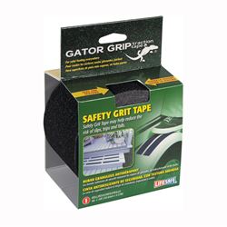 Incom RE3952 Safety Grit Tape, 15 ft L, 4 in W, PVC Backing, Black 