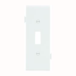 Eaton Wiring Devices STC1W Wallplate, 4-7/8 in L, 3.12 in W, 1 -Gang, Polycarbonate, White, High-Gloss 