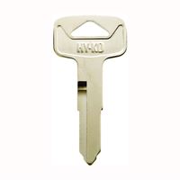 Hy-Ko 11010YH46 Automotive Key Blank, Brass, Nickel, For: Yamaha Motorcycle Locks, Pack of 10