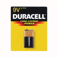 DURACELL MN1604B1Z Battery, 9 V Battery, Alkaline, Manganese Dioxide 