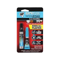 DAP RapidFuse 7079800171 Plastic Primer Kit, Liquid, Sharp, Clear, 0.1, 0.16 fl-oz Tube 