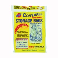 Wrap's Banana Bags CB-36 Storage Bag, R, Plastic, Yellow, 36 in L, 60 in W, 2 mil Thick