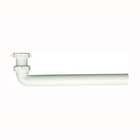 Plumb Pak PP20669 Drain Tube, 1-1/2 in, Slip-Joint, Plastic, White