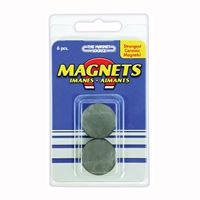 Magnet Source 07004 Magnetic Disc, 1 in Dia, Charcoal Gray 