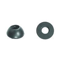 Danco 36669B Faucet Washer, 13/32 in, 55/64 in Dia, Rubber, For: 1/2 in IPS Threaded Ballcock Shank, Pack of 5 