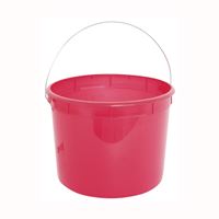 ENCORE Plastics 05160 Paint Pail, 5 qt Capacity, Plastic, Red 24 Pack 