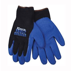 Frost Breaker 1789-XL Protective Gloves, Men's, XL, 11 in L, Regular Thumb, Knit Wrist Cuff, Acrylic, Black/Blue