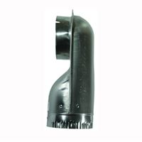 BUILDERS BEST SAF-T-DUCT 010155 Offset Elbow, 4.2 in Connection, Male x Female Thread, Aluminum 