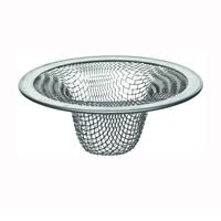 Danco 88820 Mesh Strainer, 2-1/2 in Dia, Stainless Steel, 2-1/2 in Mesh, For: 2-1/2 in Drain Opening Kitchen Sink, Pack of 3 