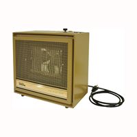 TPI 474 Series H474TMC Dual-Heat Portable Heater, 8.3/16.6 A, 240 V, 1920/3840 W, 13,106 Btu Heating 
