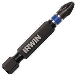 IRWIN 1837456 Power Bit, #2 Drive, Phillips Drive, 1/4 in Shank, Hex Shank, 3 in L, High-Grade S2 Tool Steel 