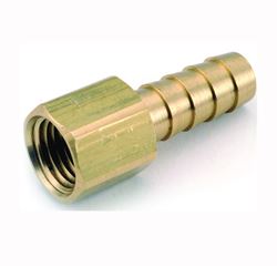 Anderson Metals 129F Series 757002-0804 Hose Adapter, 1/2 in, Barb, 1/4 in, FPT, Brass, Pack of 5 