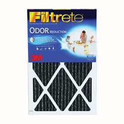 Filtrete HOME00-4 Air Filter, 20 in L, 16 in W, 11 MERV, 85 % Filter Efficiency, Carbon Filter Media 4 Pack 