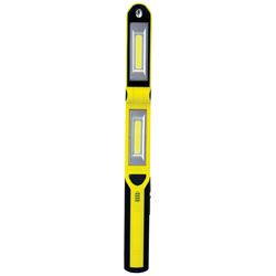 PowerZone ORLEDRFHH01 Work Light, Lithium-Ion Battery, LED Lamp, 40, 300 and 600 Lumens, Yellow and Black 