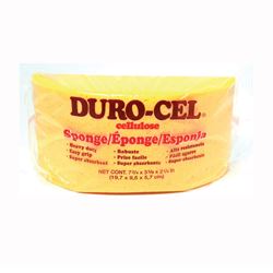 Duro-Cel 03085 Turtleback Sponge, 7-3/4 in L, 3-3/4 in W, 2-1/8 in Thick, Cellulose 
