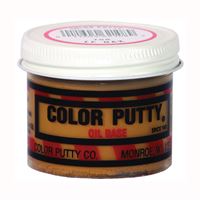 Color Putty 108 Wood Filler, Color Putty, Mild, Light Oak, 3.68 oz, Jar 