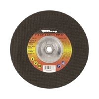 Forney 71883 Grinding Wheel, 9 in Dia, 1/4 in Thick, 5/8-11 in Arbor, 24 Grit, Coarse, Aluminum Oxide Abrasive 