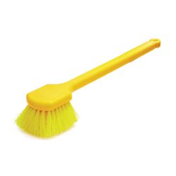 Rubbermaid FG9B3200YEL Utility Brush, 2 in L Trim, Yellow Bristle, Yellow Handle 