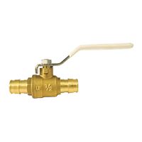Apollo Exports EPXV12 Ball Valve, 1/2 in Connection, Barb, 200 psi Pressure, Brass Body 
