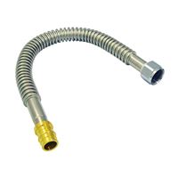 Apollo Valves ExpansionPEX Series EPXCSST18 Water Heater Connector, 3/4 in, Barb x FPT, Stainless Steel, 18 in L 