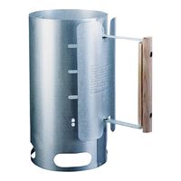 Lodge A5-1 Charcoal Chimney Starter, Galvanized Steel 