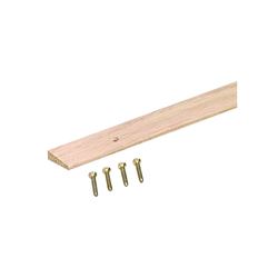 M-D 85472 Floor Edge Reducer, 36 in L, 1 in W, Hardwood, Unfinished, Pack of 6 