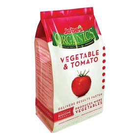 Jobes 09026 Vegetable and Tomato Organic Plant Food, 4 lb Bag, Granular, 2-5-3 N-P-K Ratio
