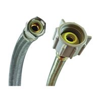 Fluidmaster B1T06 Toilet Connector, 3/8 in Inlet, Compression Inlet, 7/8 in Outlet, Ballcock Outlet, 6 in L 