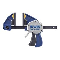 IRWIN QUICK-GRIP 1964714/2021424N Bar Clamp/Spreader, 600 lb, 24 in Max Opening Size, 3-5/8 in D Throat 