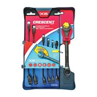 GearWrench CX6RWS7 Wrench Set, 7-Piece, Specifications: SAE Measurement 