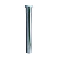 Plumb Pak PP13-12CP Pipe Extension Tube, 1-1/2 in, 12 in L, Slip-Joint, Brass, Chrome 