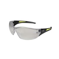 Edge SD111-G2/SD111 Safety Glasses, Unisex, Polycarbonate Lens, Wraparound Frame, Nylon Frame, Black Frame 