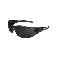 Edge SD116-G2/SD116 Safety Glasses, Unisex, Polycarbonate Lens, Wraparound Frame, Nylon Frame, Black Frame 