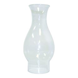 Tiki 417B Lamp Chimney, Glass, Clear, For: Classic, Ellipse Oil Lamps with 2-5/8 in Base 6 Pack 