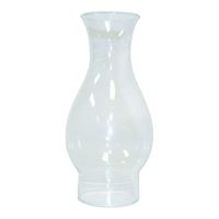 Tiki 417B Lamp Chimney, Glass, Clear, For: Classic, Ellipse Oil Lamps with 2-5/8 in Base 6 Pack