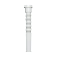 Plumb Pak PP812-6 Pipe Extension Tube, 1-1/2 in, 12 in L, Slip Joint, Polypropylene, White 