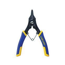 Irwin 2078900 Snap Ring Plier, 6-1/2 in OAL, Blue/Yellow Handle, ProTouch Grip Handle 