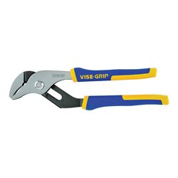 IRWIN 2078508 Groove Joint Plier, 8 in OAL, 1-1/2 in Jaw Opening, Blue/Yellow Handle, Cushion-Grip Handle 