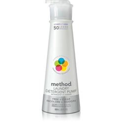 method 1126 Laundry Detergent, 20 oz Bottle, Liquid, Pleasant 