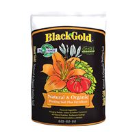 sun gro BLACK GOLD 1402040 1 CFL P Potting Mix, 1 cu-ft Coverage Area, Granular, Brown/Earthy, 70 Bag 