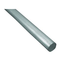 K & S 3057 Decorative Metal Rod, 3/8 in Dia, 36 in L, 1100-O Aluminum, 6061 Grade, Pack of 3 