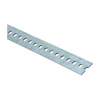 Stanley Hardware 4025BC Series N182-774 Structural Plate, 1-3/8 in W, 60 in L, 0.07 in Thick, Galvanized Steel 